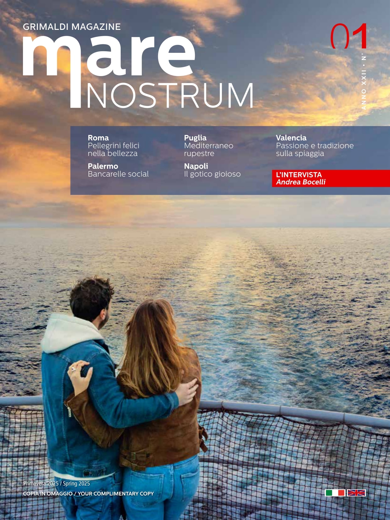 Grimaldi Magazine Mare Nostrum (Year XXII n. 1) Italian-English